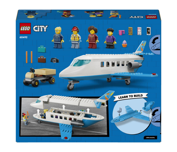 LEGO CITY 60492 Samolot pasażerski - 1529817 - zdjęcie 9